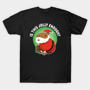 Is this jolly enough Capybara Christmas T-Shirt